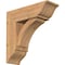 Ekena Millwork Thorton Traditional Smooth Bracket w/ Offset Brace, Western Red Cedar, 7 1/2"W x 22"D x 22"H BKT0806X22X22THR01SWR - alternate 1